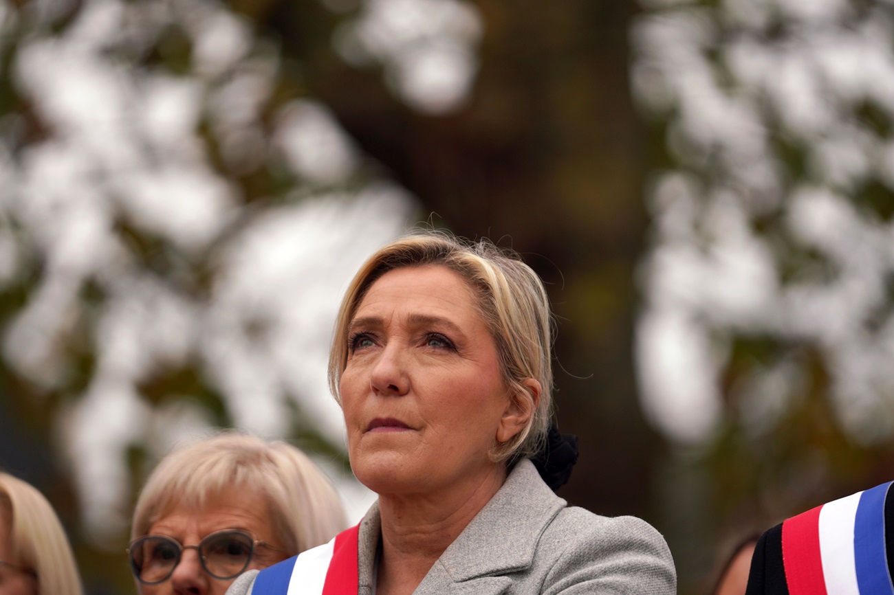 Who is Marine Le Pen and her views on Ukraine
